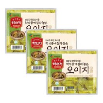 CJ 하선정 먹기좋게썰어놓은오이지 밑반찬 자취음식 210g 3개