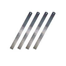 아이비스 30cm 스테인리스 스틸 직자 SP, 혼합 색상, 4개입