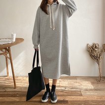 [쏭스타일] LongLong후드원피스(기모)