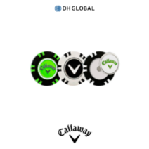 캘러웨이 갤러웨이 듀얼 볼마커 C30485 골프 볼마커 자석 햇클립 세트, 없음