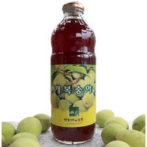 야생 토종 개복숭아 발효액 액기스 효소 원액 청 5년숙성, 1L, 2개