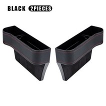 자동차 로고 엠블렘 BMW 미니쿠퍼 좌석 틈새 수납함 미니 쿠퍼 R50 R53 F56 R60 액세서리 2011 2012 2013 2018 2019, 2pcs Black(L and R)+For Toyota