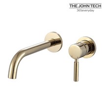 마켓코코니[더죤테크] 하프 5506 골드 벽매립 욕조수전, 하프 벽매립 5506 골드