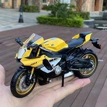 야마하 YZF-R1 1대12 오토바이 바이크 모터사이클 모형 다이캐스트 청년K기프트, 옐로우