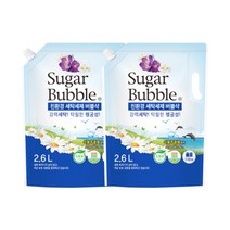 슈가버블 친환경 세탁세제 버블샥 2.6L x2, 단품