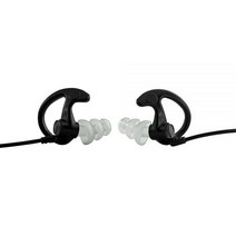 SureFire EP5 소닉 디펜더 맥스 완전 차단 이어플러그 삼중 플랜지 디자인 재사용 가능 블랙, Large, Black_Large