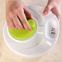 과일야채세척기 샐러드 회 전자 야채 세탁기 건조기 과일 양상추 녹색, 단일