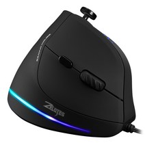 버티컬마우스 ZELOTES C-18 11 버튼 USB 유선 10000 인치 당 점 RGB 광학 게임 수직 마우스, 한개옵션0, 한개옵션1