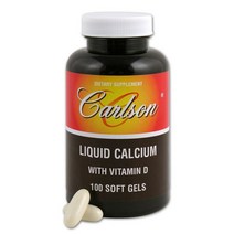 칼슨랩스 Carlson Labs 리퀴드 칼슘 비타민 D 소프트젤, 250개입 × 1개