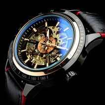 디엔 손목시계 남성시계 남자시계 오토매틱시계 가죽시계 스켈레톤 기계식 클래식