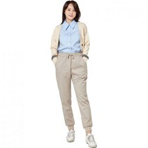 보니스팍스 조거 밴딩 웨이스트 팬츠 - 베이지