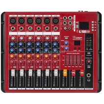 12 채널 믹서 16 dsp 디지털 리버브 효과 usb 48v 팬텀 파워 블루투스 사운드 믹싱 콘솔 dj 스테이지 오디오 장비, 없음