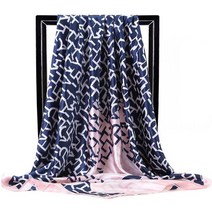 고급 실크 봄 가을 NEW 프린트 스카프 대형 목도리 관광 해변 스카프