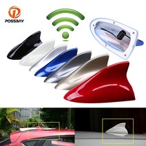차량 샤크 안테나 무선하이패스 볼 car shark fin antenna roof fm, 회색
