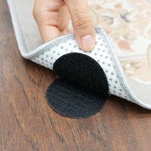 20p 밀림 방지 이불 고정 찍찍이 테이프 / 침대 시트 커버 고정 스티커 원형 사각형, 20개입 세트