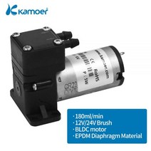 다이어프램펌프 전동 모터 Kamoer KLP180 미니 다이어프램 펌프 액체 이송 12V 24V, E-dc12-au 플러그