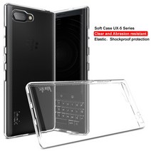 블랙베리 핸드폰 휴대폰 스마트폰 imak transparent case key2 le, tpu, 분명한