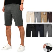 핫코드 남성용 여름 옆밴드 스판 슬랙스 반바지