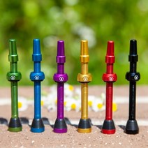벨로비 튜블리스 자전거 타이어 롱 밸브스템 40 60 80mm, 1. 40mm, 블랙