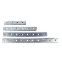 쇳대마을 일자우금 일자평철 아연도금 평철 두께2T 사이즈다양 철평철 일자형평철 보강철 연결평철, 20mm x 257mm  (1개)