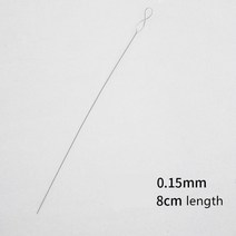 나사산공구 드릴비트 나사선 나사산가공 실란트 2 개몫 스테인레스 스틸 큰 눈 구슬 바늘 구슬과 진주에 대한 쉬운 스레드 문자열 코드 핀 diy 보석 만들기 도구, 0.15x80mm