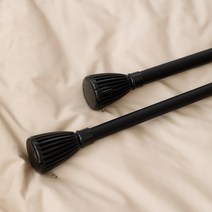 아망떼 벨라 커튼봉 4컬러 (300/360/420/480/540cm), 블랙