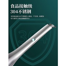 HUYO 캐비어 누출 스푼 304 스테인레스 스틸 캡슐 분자 요리 도구 가정용, [02] 304 스테인레스 스틸 - 얼 스푼