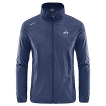 남성바람막이 등산 낚시 조깅 남성용 하이킹 재킷 방수 자외선 차단 야외 스포츠 캠핑 러닝 여름, 없음