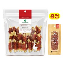 네츄럴코어 오리말이 강아지간식 220g + 네코 치킨 2p, 1팩, 황태