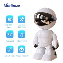 고화질 무선 CCTV 1080p smart robot wifi 카메라 2mp mini, 흰색 로봇 x128g, 1200tvl, 우리 플러그