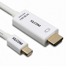 (케이엘시스템 KLCOM Mini DP 1.2 to HDMI 케이블 1.8M (KL111-KL115 케이엘시스템/케이블