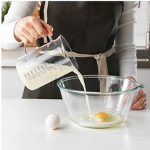 가벼운 계량컵 바르다겐 내열유리 계량컵 비커 0.5L1.0L, 1L