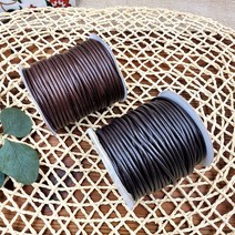 대용량 3mm 오시도리 면끈-50YD 퀼트 프랑스자수, 대용량-3mm오시도리면끈-50YD-브라운(유광), 1개