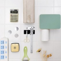다용도 붙이는 원형 자석 스티커 4p세트 DIY 주방, 단품, 단품