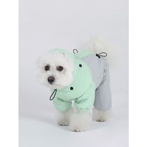 산책용 바람막이(우비겸용)_비숑프리제 라인_피스타치오, L