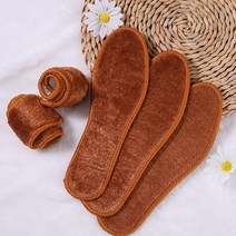 플리스 따뜻한 신발 깔창 두꺼운 스노우 부츠 밑창 열 삽입 겨울 스포츠 러닝 남자 여자 난방 패드