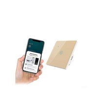 스마트 20A HomeKit WiFi 터치 패널 보일러 스위치 유럽/영국 홈 오토메이션 온수기 음성 제어 알렉사 구글 허브 애플 시리, [03] Gold