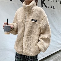 점퍼 집업 뽀글 부클 헴부클JP