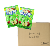 크라운 마이쮸 사과 필로우 92g x 20개, 1개