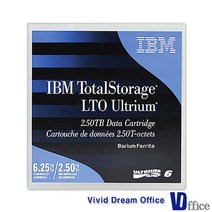 IBM 백업테이프 LTO 00V7590 [LTO6/2.5B-6.25TB]