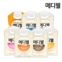 메디웰 메디웰 30팩 제품 환자식 식사대용식, 상세 설명 참조, 메디웰 고단백 1박스 (200ml x 30팩)