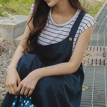[마이더스비] [1+1] 메리미 단가라 캡소매 티셔츠(S)