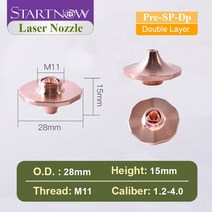 Startnow-Precitec 레이저 노즐 SP 시리즈 싱글 더블 레이어 파이버 레이저 커팅 노즐 한스 커팅 머신 부, 1.6_Pre-SP-Dp