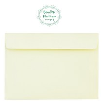 A5 봉투 컬러 행사 성탄절 신년 초대 초청 50장 15.5cmX21.5cm, 크림아이보리(A5봉투)