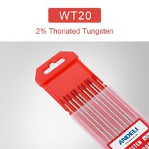 텅스텐봉 ANDELI 텅스텐 전극 TIG 1.0 1.6 2.0 2.4 3.0 3.2 4.0mm WT20 WC20 WL20 WL15 WZ8 WP WY20 WR20 티그 로드, [01] WT20, [06] 4mm, [01] 15cm, 01 WT20_06 4mm_01 15cm