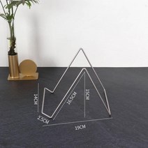 전화기 받침대 병원용 사무용 빈티지 데스크테리어, 단일사이즈, B 라지 실버