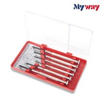 마이웨이 6pc 정밀 드라이버 세트, 1개