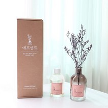 에프센트 곡물 백화점 디퓨저 250ml + 프리저브드 플라워 집들이 선물세트, 클린코튼