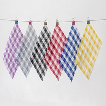 리플원단 1cm체크 6종, 검정5-1