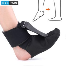 족저근막염 보조기 보호대 테이핑 밴드 발 뒤꿈치 통증에 대한 드롭 브레이스 야간 수면 지원 교정기 아킬레스 건염 1 개, 1개
